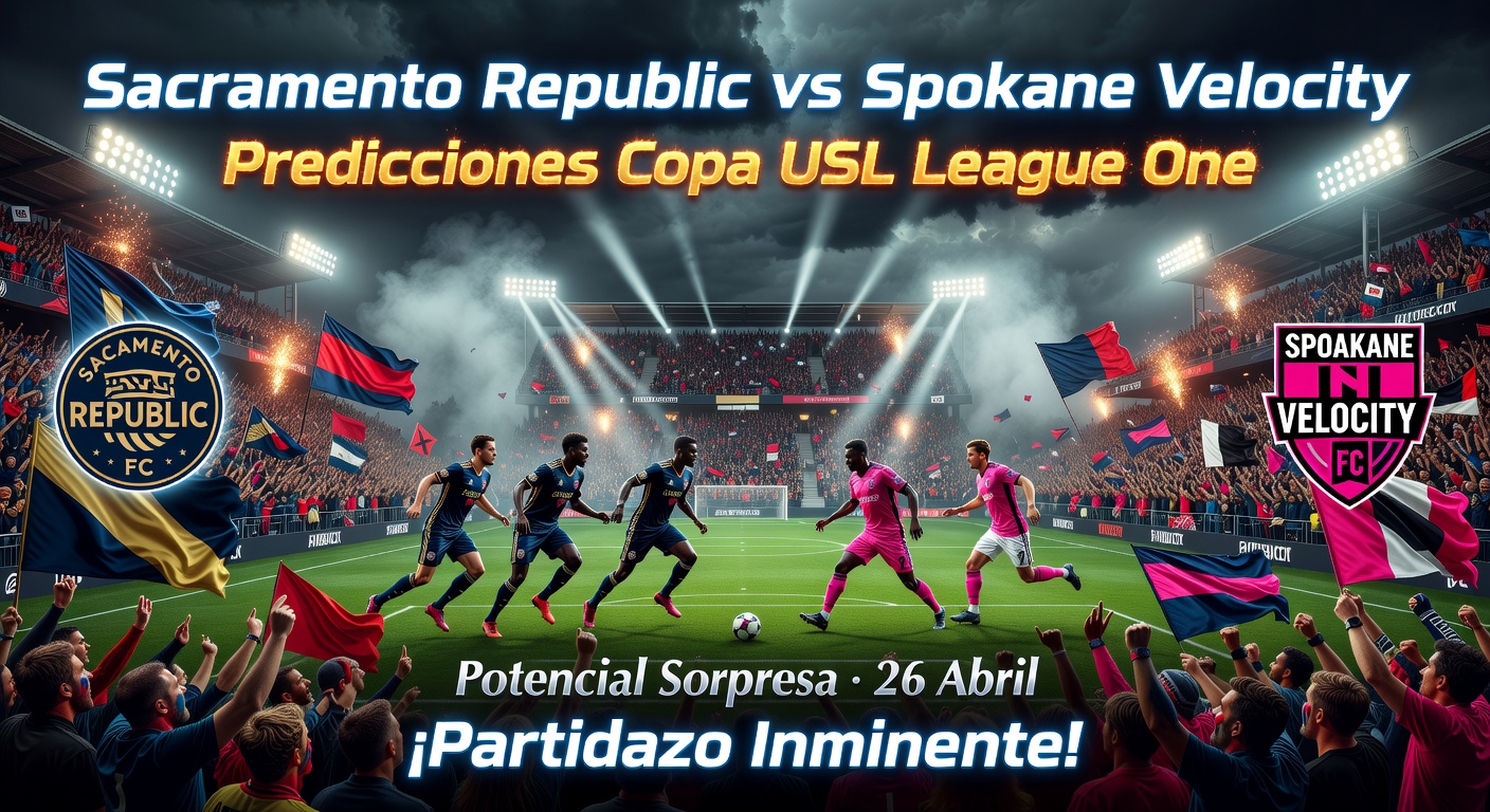 Sacramento Republic vs Spokane Velocity Pronóstico / Prediction
