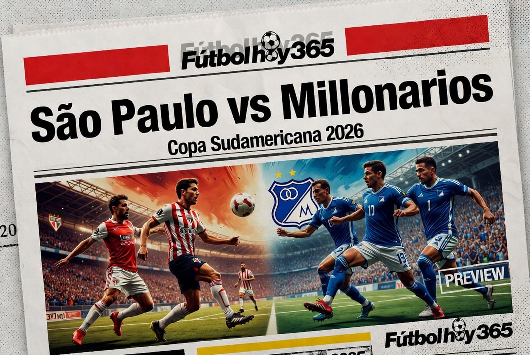 São Paulo vs Millonarios Copa Sudamericana 2026