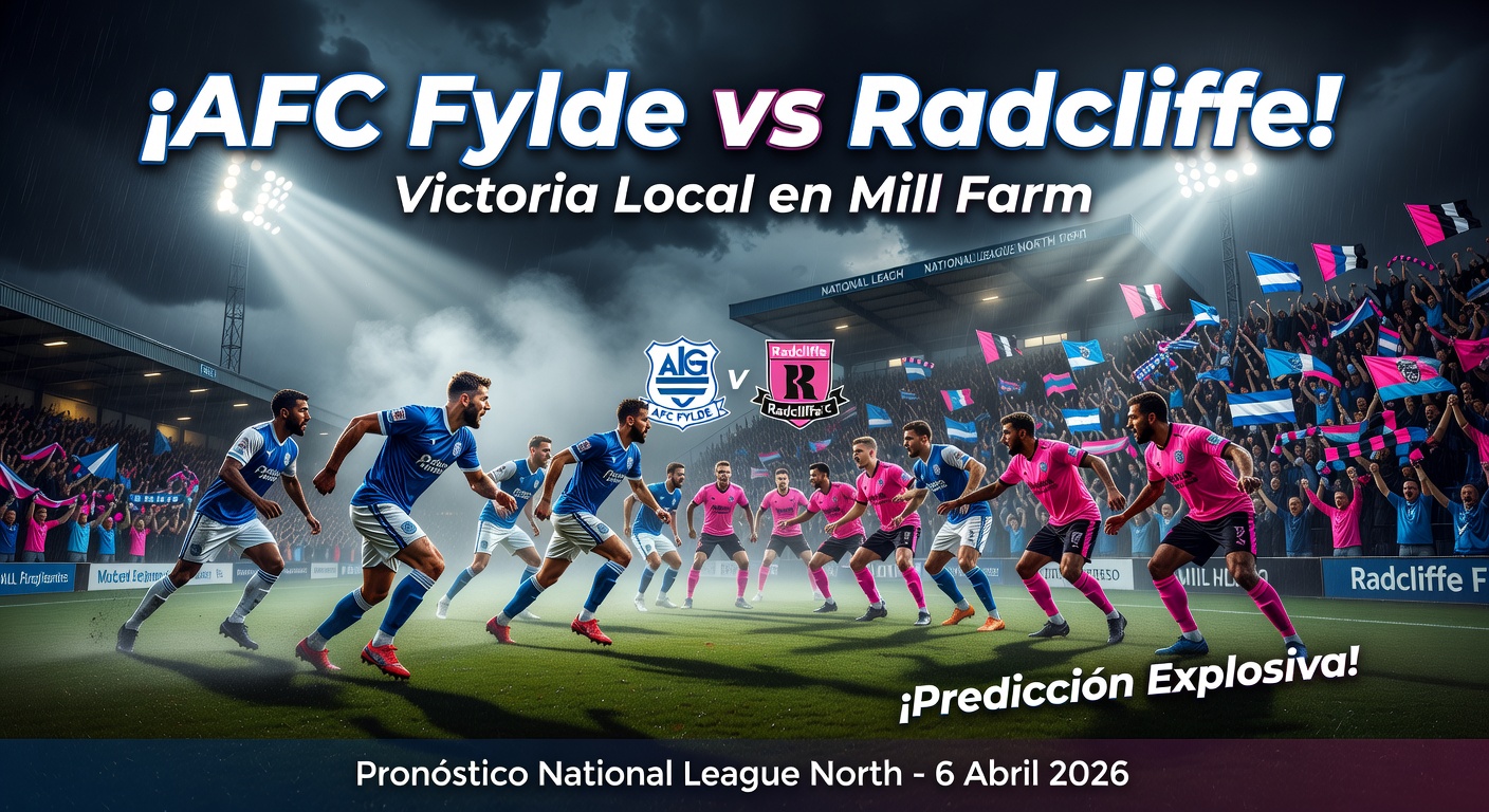 AFC Fylde vs Radcliffe Pronóstico / Prediction