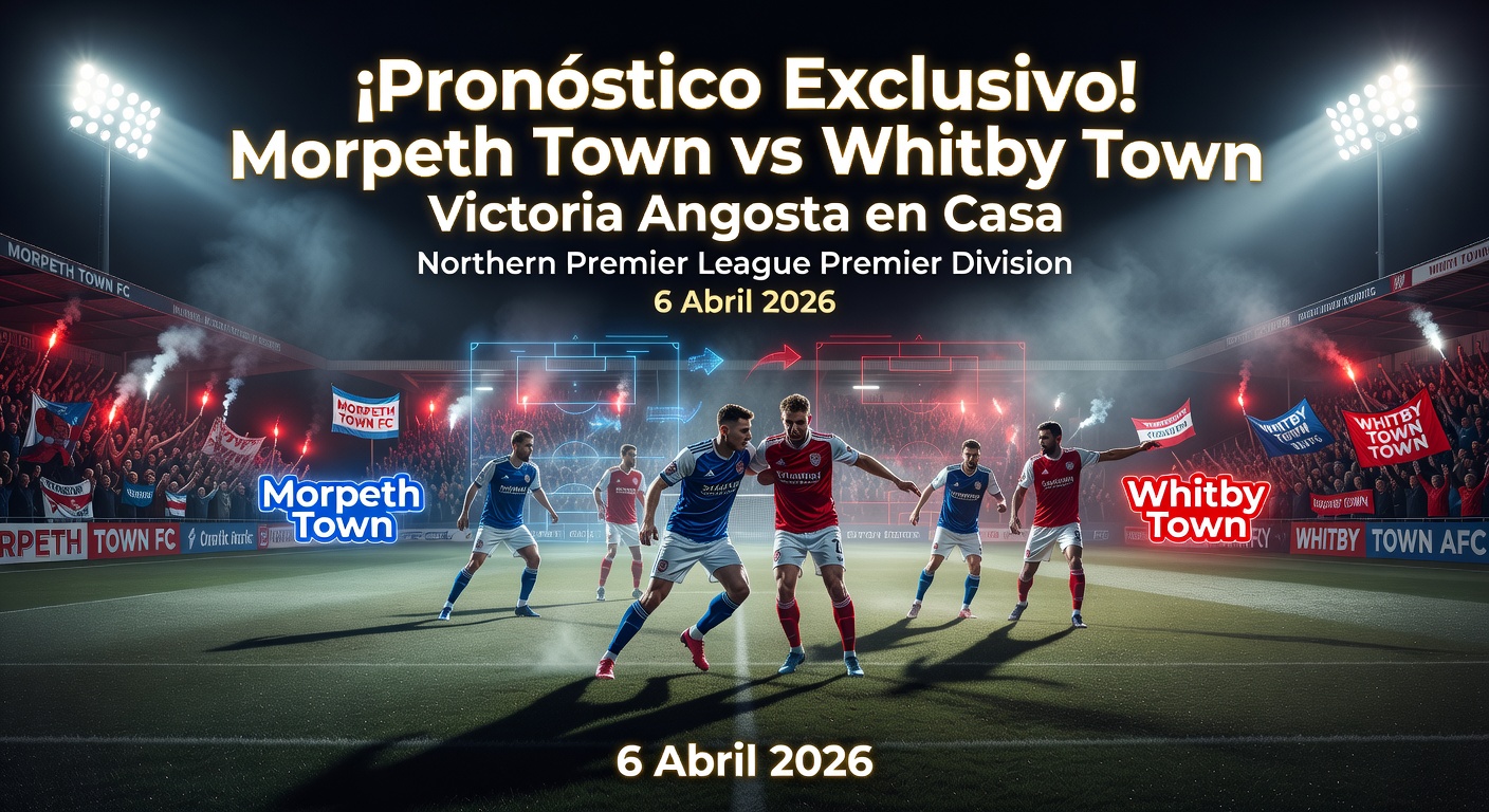 Morpeth Town vs Whitby Town Pronóstico / Prediction