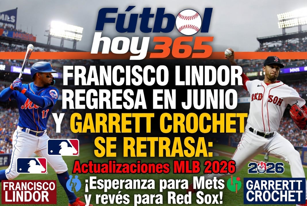 Francisco Lindor Regresa en Junio y Garrett Crochet Se Retrasa Actualizaciones MLB 2026