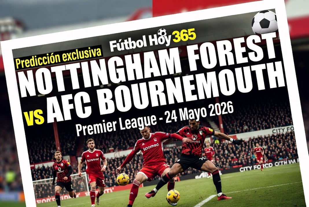Nottingham Forest vs AFC Bournemouth Premier League 24 Mayo 2026