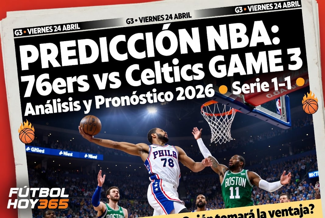 Predicción NBA 76ers vs Celtics Game 3 – Análisis y Pronóstico 2026