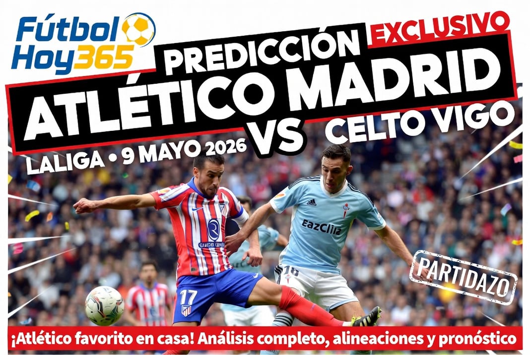 Prediccion Atletico Madrid vs Celta Vigo LaLiga 9 Mayo 2026