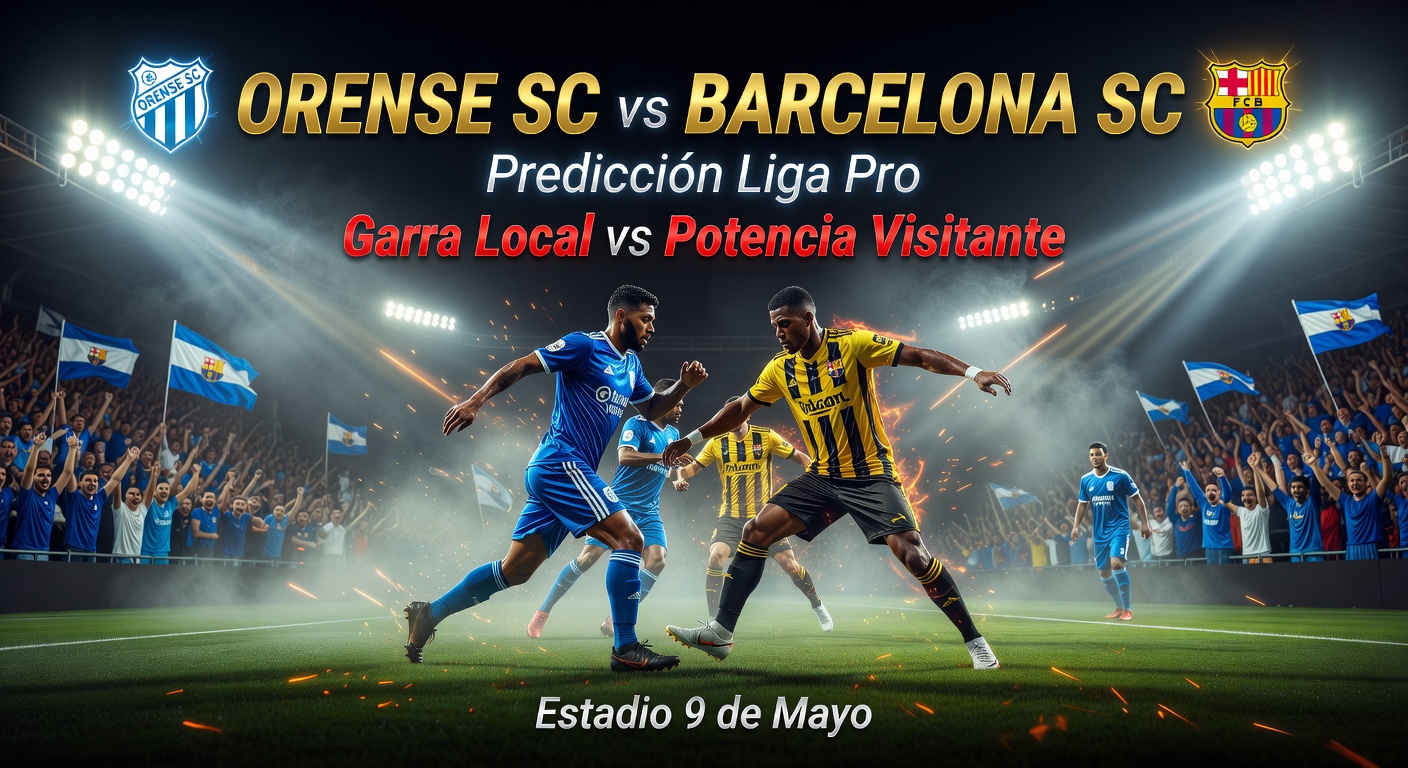 Orense SC vs Barcelona SC Pronóstico / Prediction
