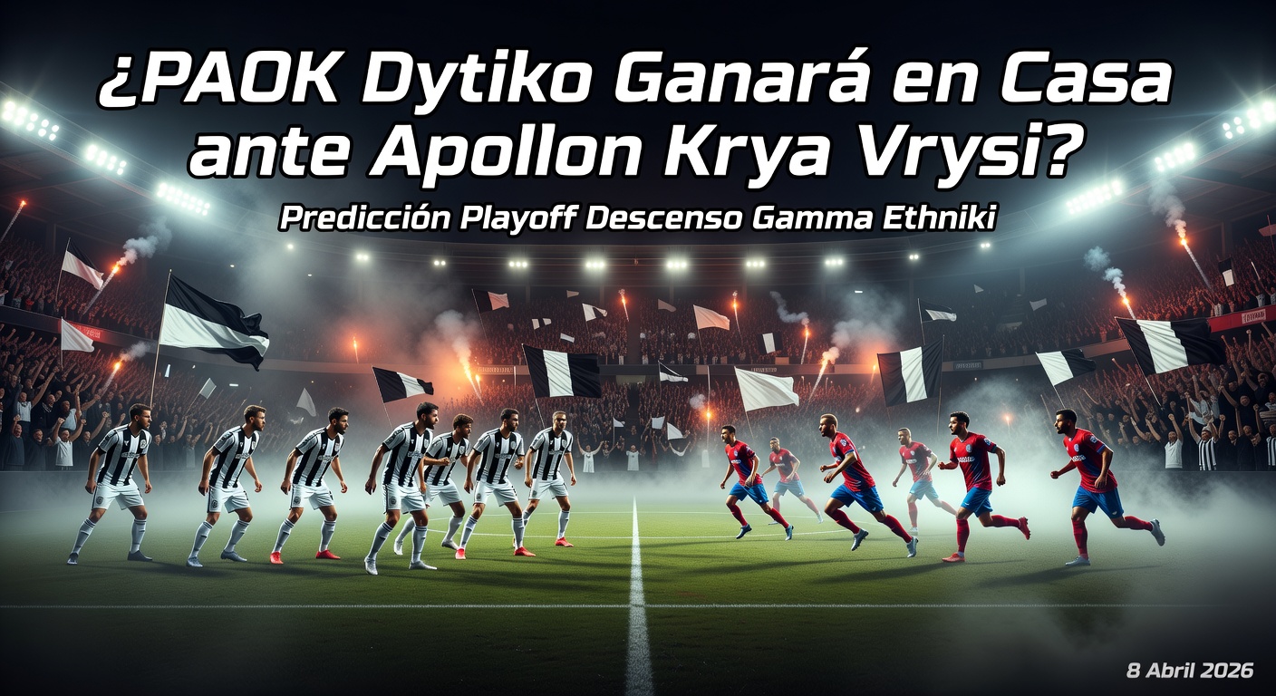 PAOK Dytiko vs Apollon Krya Vrysi Pronóstico / Prediction