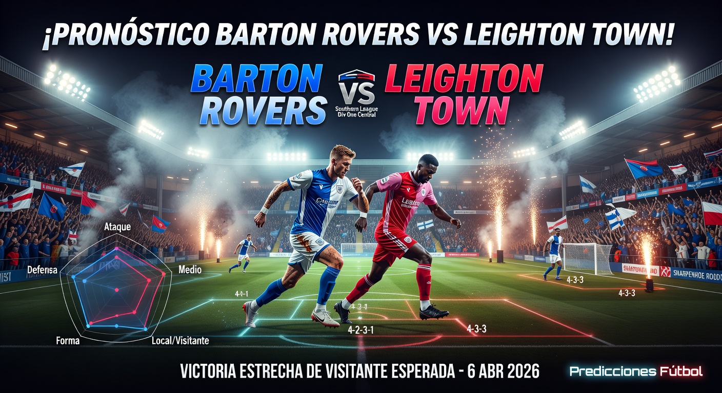 Barton Rovers vs Leighton Town Pronóstico / Prediction