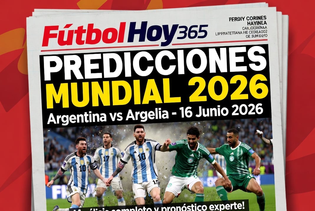predicciones Mundial 2026 Argentina vs Argelia 16 Junio 2026