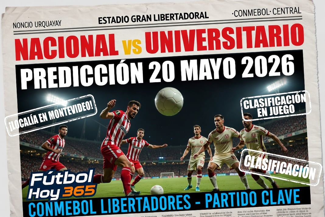 Nacional vs Universitario Prediccion 20 Mayo 2026 CONMEBOL Libertadores