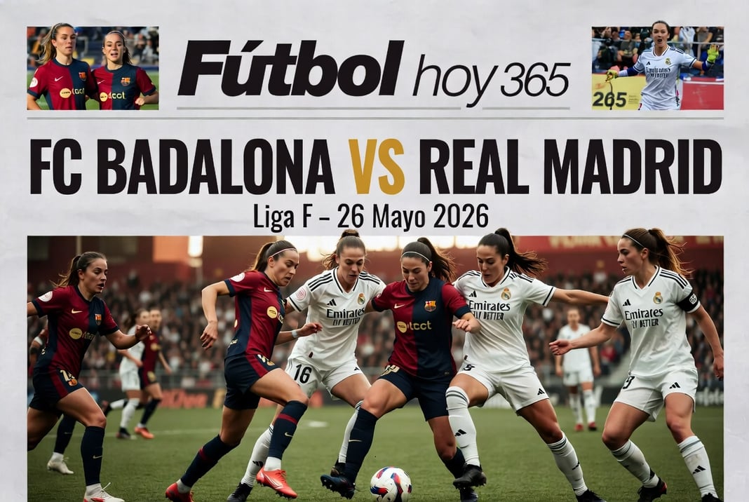 FC Badalona vs Real Madrid Spanish Liga F – 26 Mayo 2026
