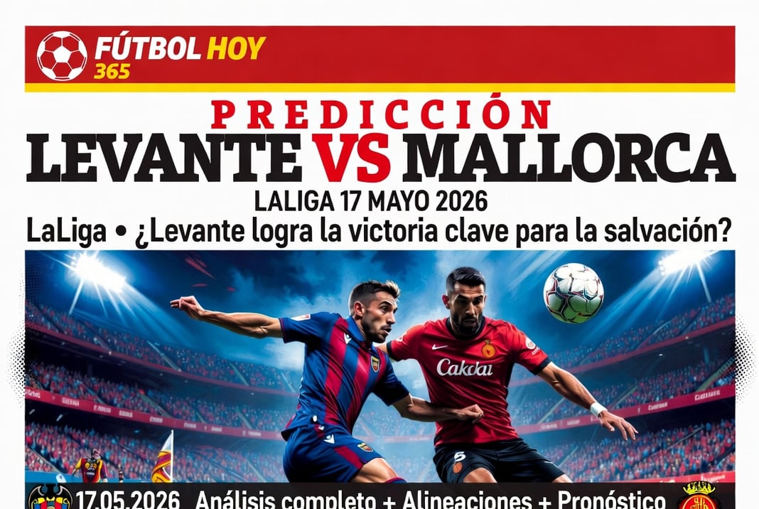 Prediccion Levante vs Mallorca LaLiga 17 Mayo 2026