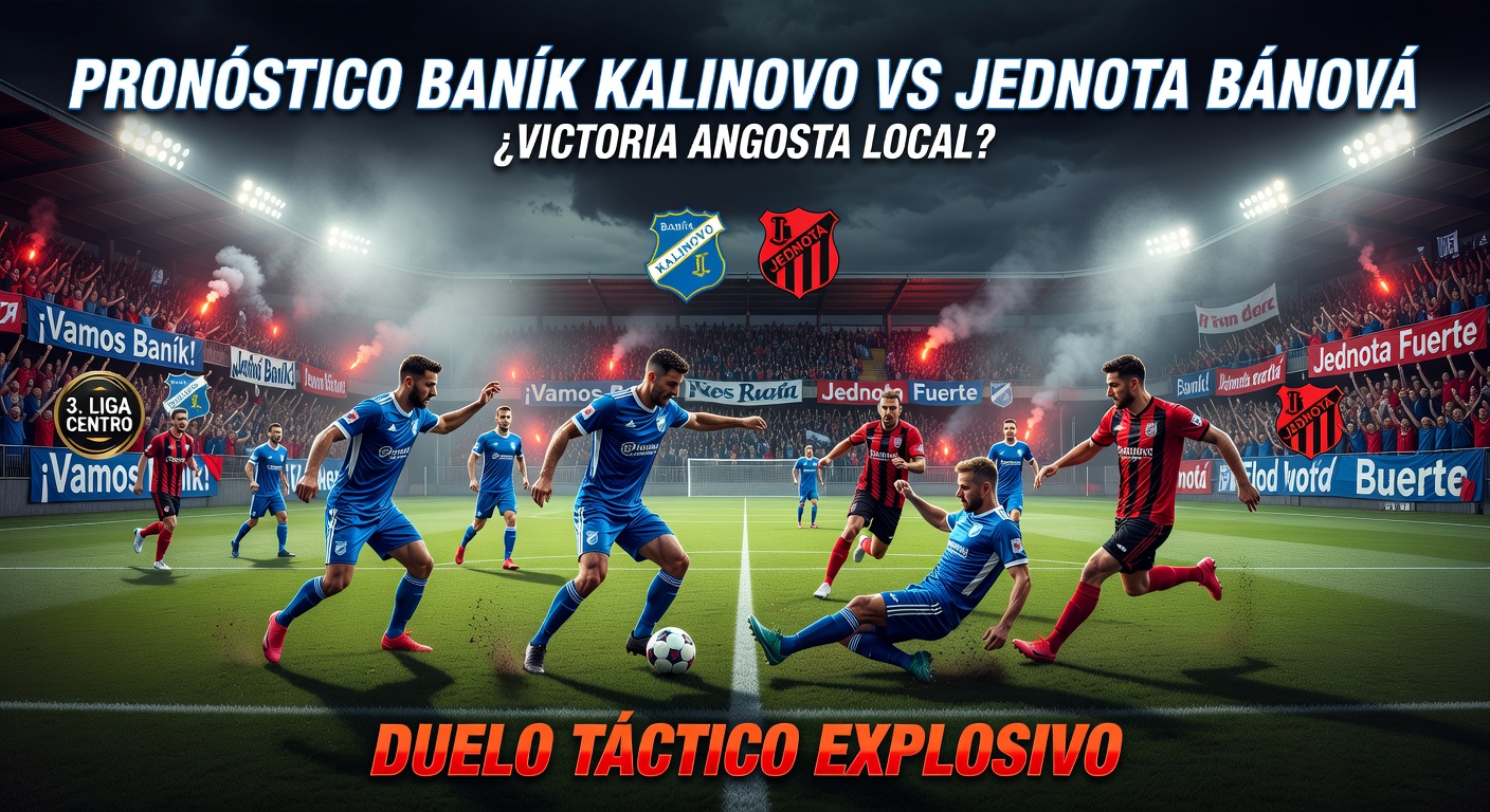 Baník Kalinovo vs Jednota Bánová Pronóstico / Prediction