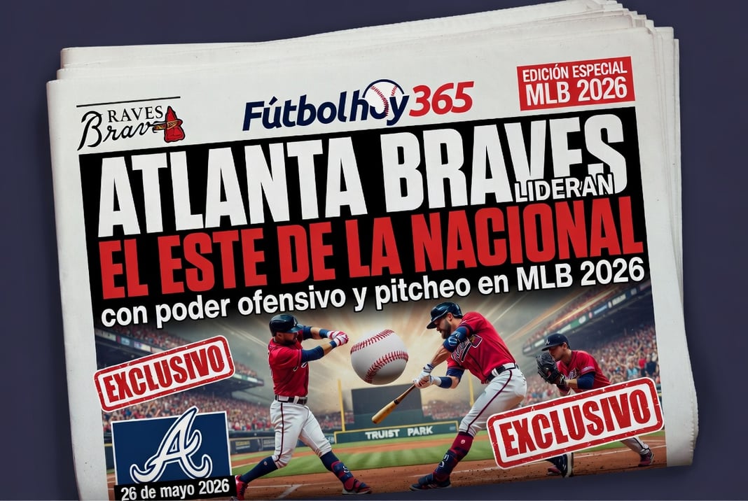 Atlanta Braves lideran el Este de la Nacional con poder ofensivo y pitcheo en MLB 2026
