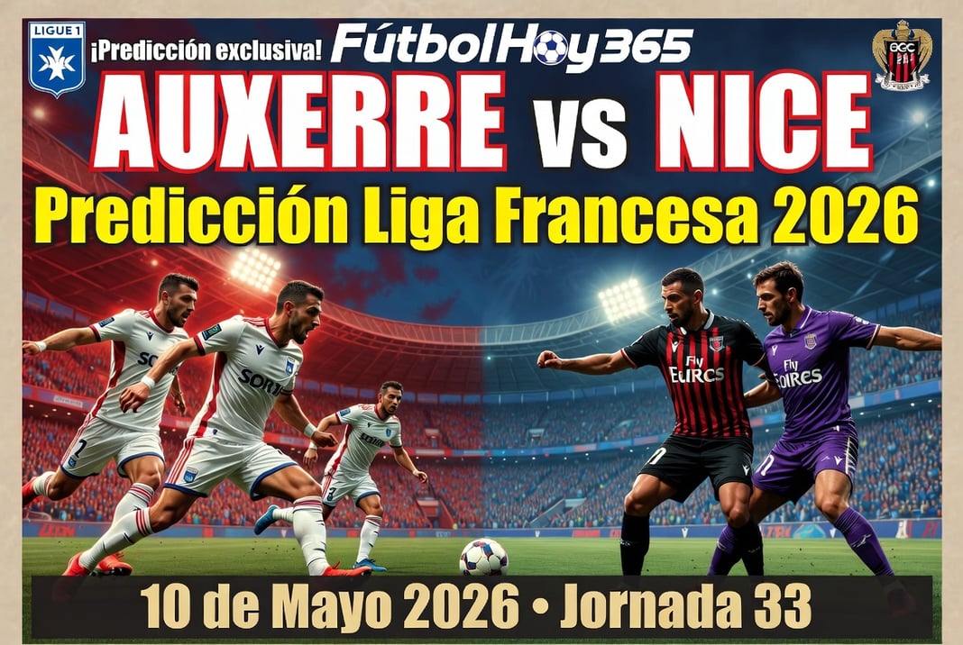 Auxerre vs Nice Prediccion Liga Francesa 2026