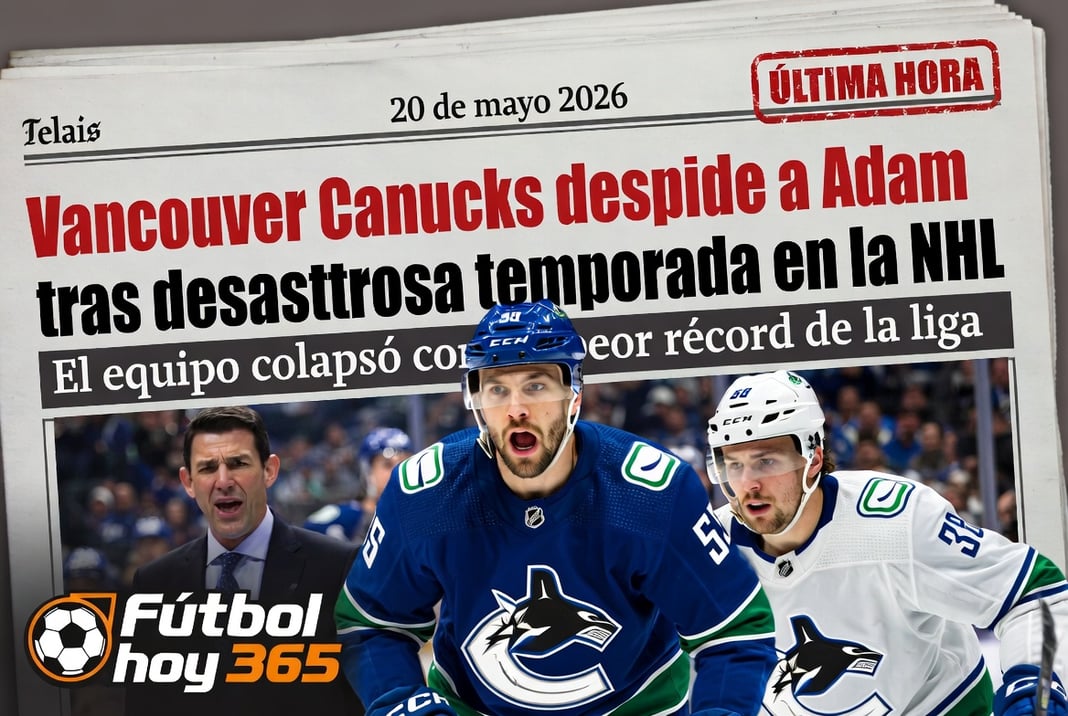 Vancouver Canucks despide a Adam Foote tras desastrosa temporada en la NHL