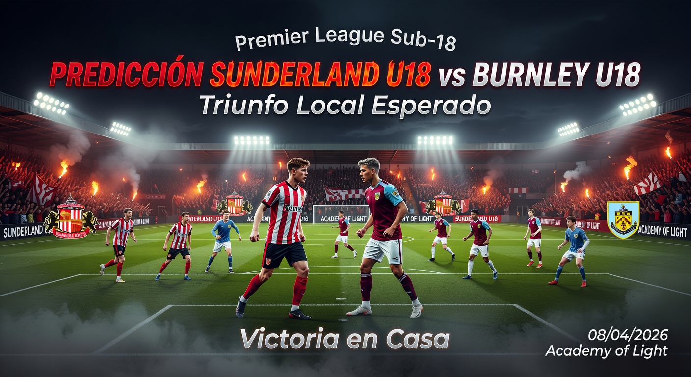 Sunderland U18 vs Burnley U18 Pronóstico / Prediction
