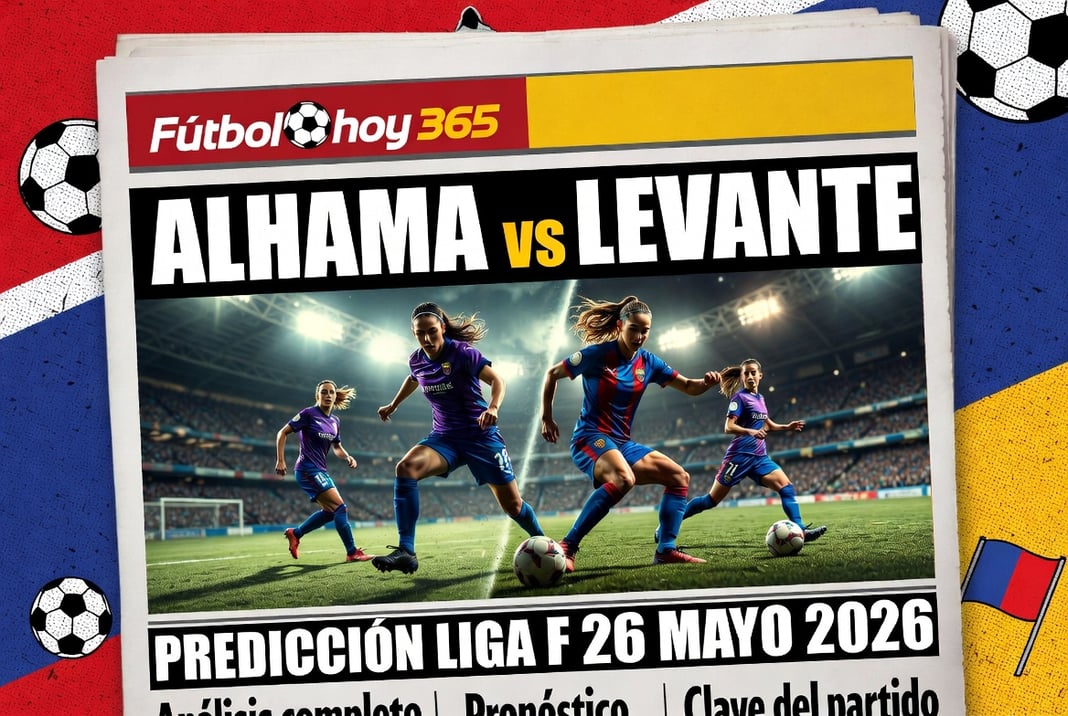 Alhama vs Levante predicción Liga F 26 Mayo 2026