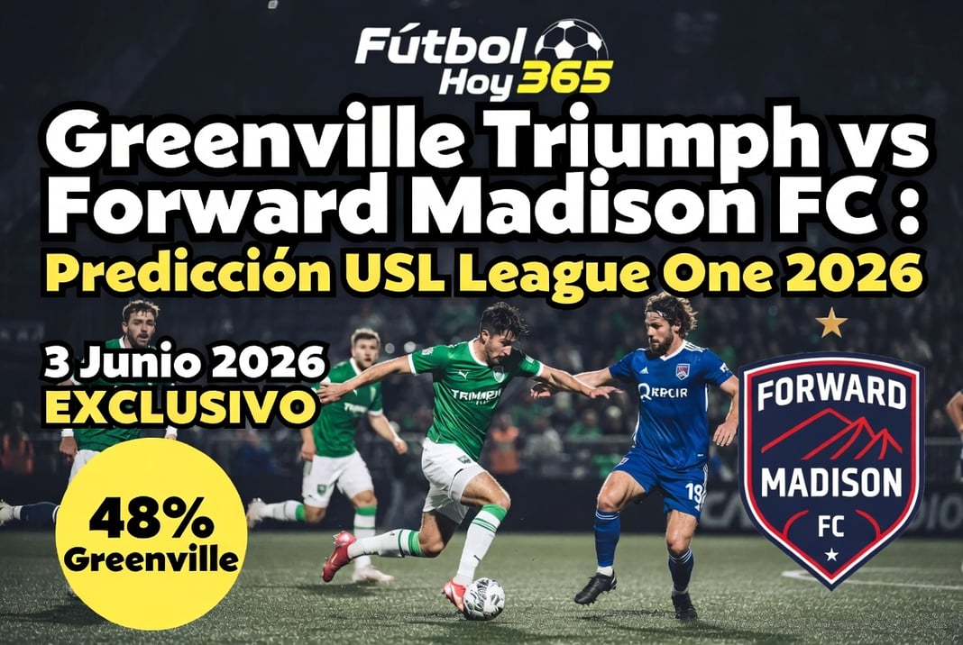 Greenville Triumph vs Forward Madison FC Prediccion USL League One 2026