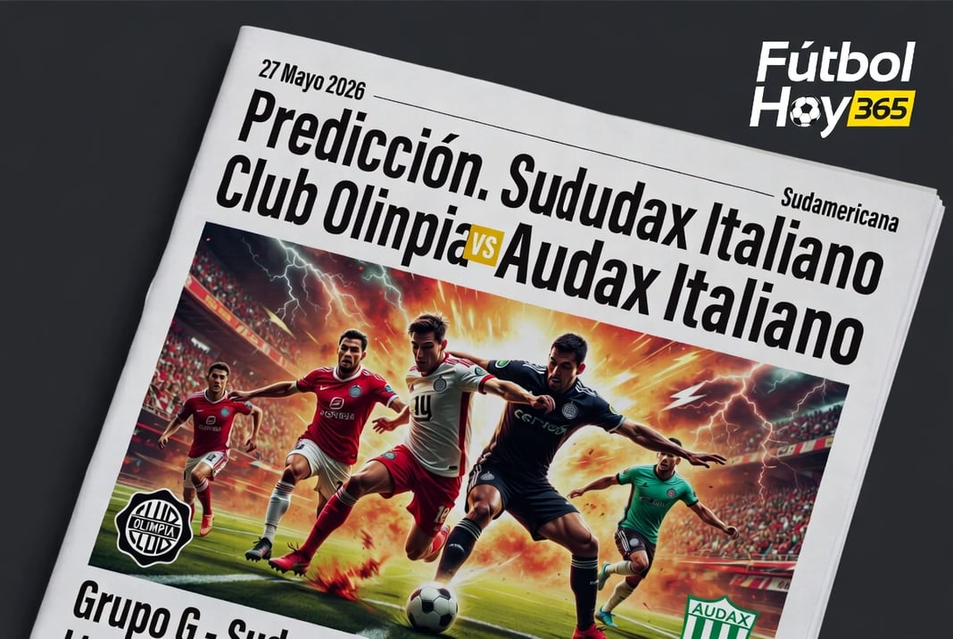 Predicción Club Olimpia vs Audax Italiano 27 Mayo 2026 Sudamericana