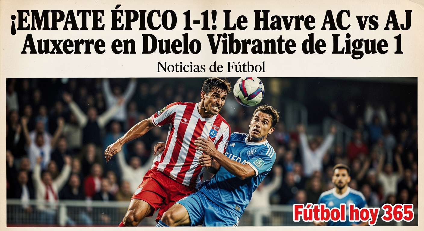 Auxerre 1-1 Le Havre in Ligue 1 (ESPN)