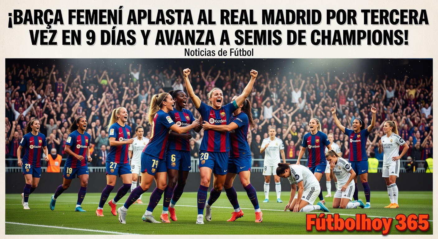 Barcelona Femeni Thrash Real Madrid 6-0 in Women's Champions League