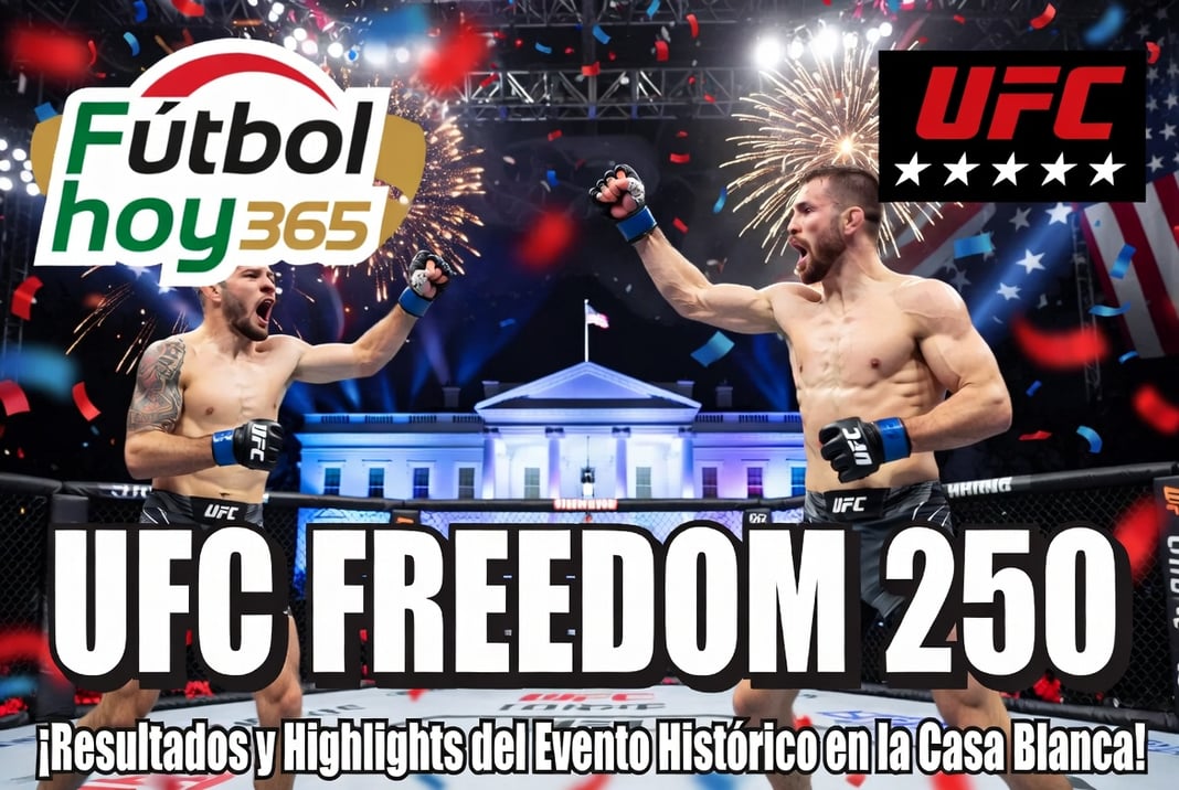 UFC Freedom 250 Resultados y Highlights del Evento Histórico en la Casa Blanca