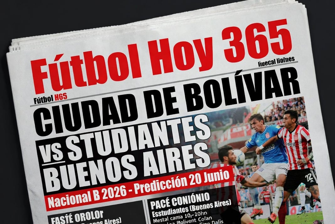 Ciudad de Bolivar vs Estudiantes Buenos Aires Nacional B 2026 Prediccion 20 Junio
