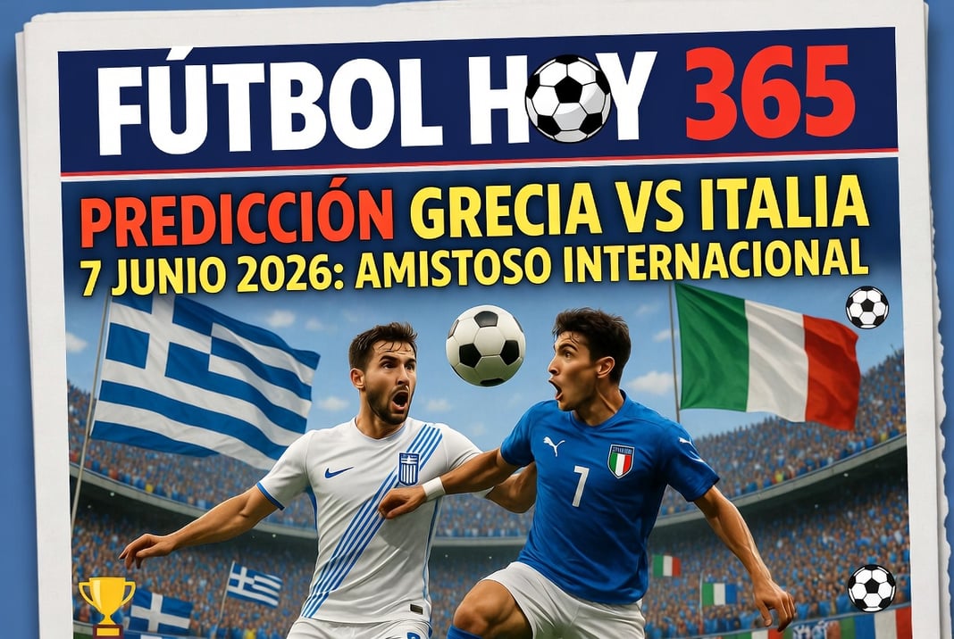 Predicción Grecia vs Italia 7 junio 2026 Amistoso Internacional