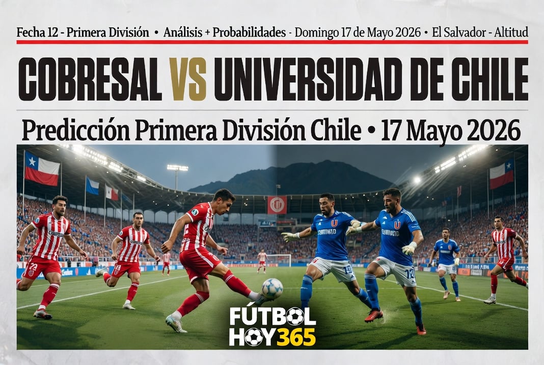 Cobresal vs Universidad de Chile Predicción 17 Mayo 2026 Primera División Chile