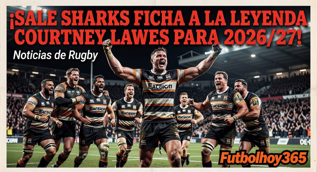 Sale Sharks ficha a la leyenda inglesa Courtney Lawes para la temporada 2026/27