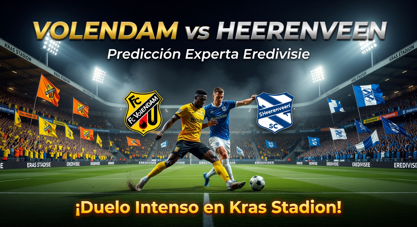 FC Volendam vs Heerenveen Pronóstico / Prediction