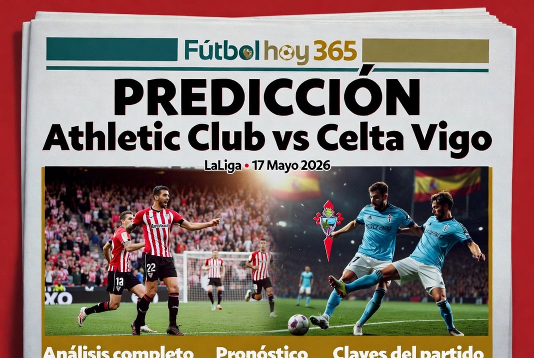 Prediccion Athletic Club vs Celta Vigo LaLiga 17 Mayo 2026