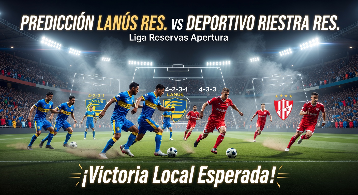 Lanús Res. vs Deportivo Riestra Res. Pronóstico / Prediction