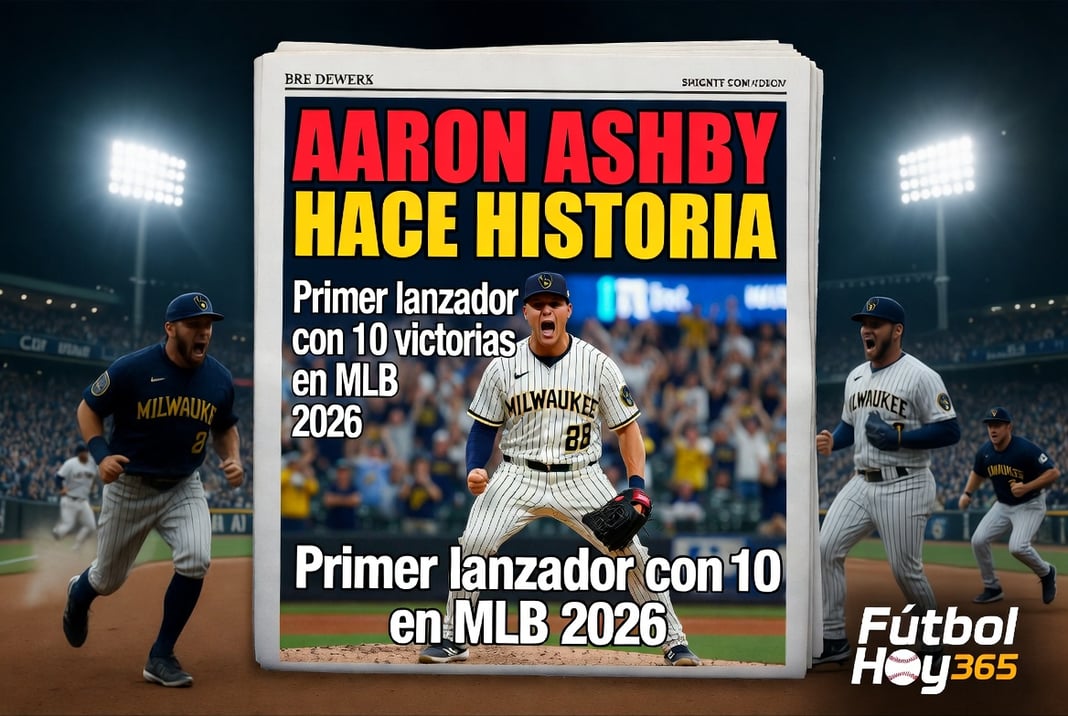 Aaron Ashby hace historia primer lanzador con 10 victorias en MLB 2026