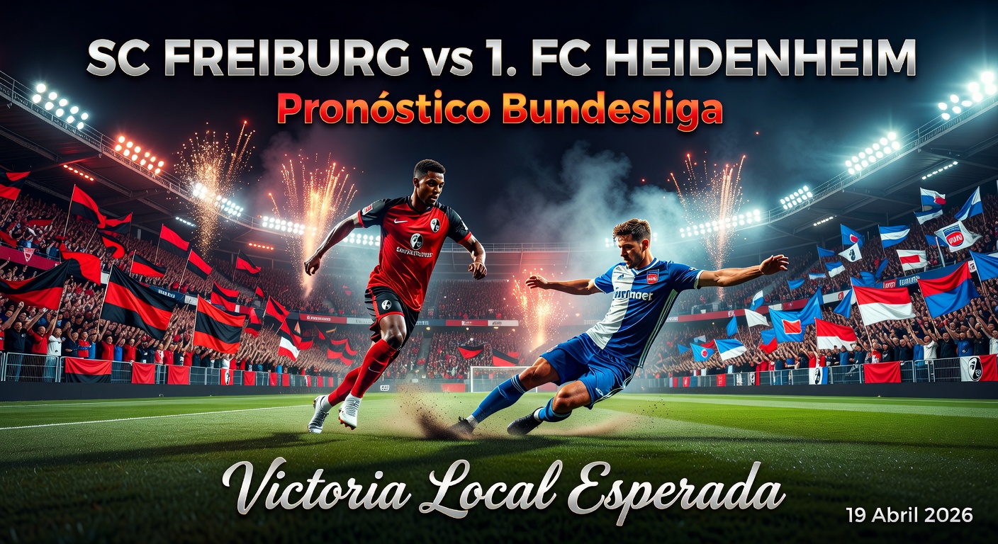 SC Freiburg vs 1. FC Heidenheim Pronóstico / Prediction