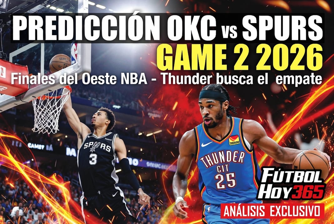 Predicción Oklahoma City vs San Antonio Game 2 2026