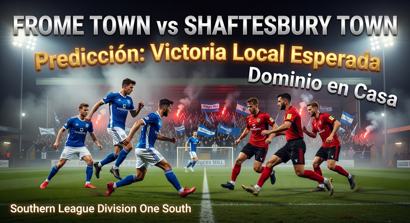 Frome Town vs Shaftesbury Town Pronóstico / Prediction