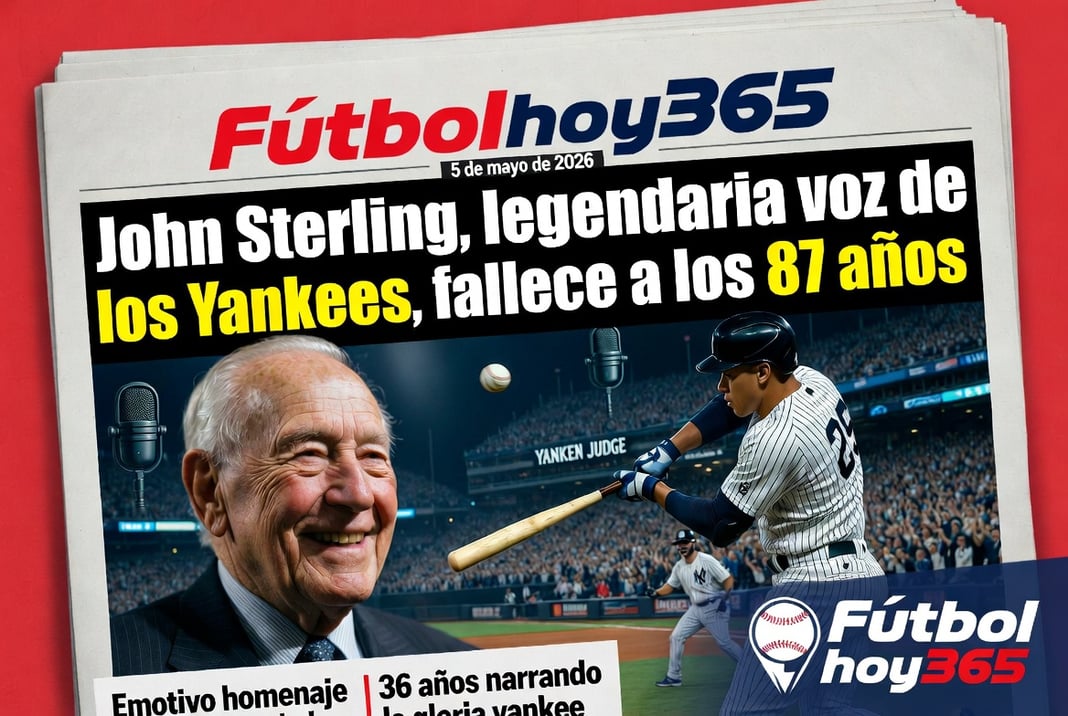 John Sterling, legendaria voz de los Yankees, fallece a los 87 años