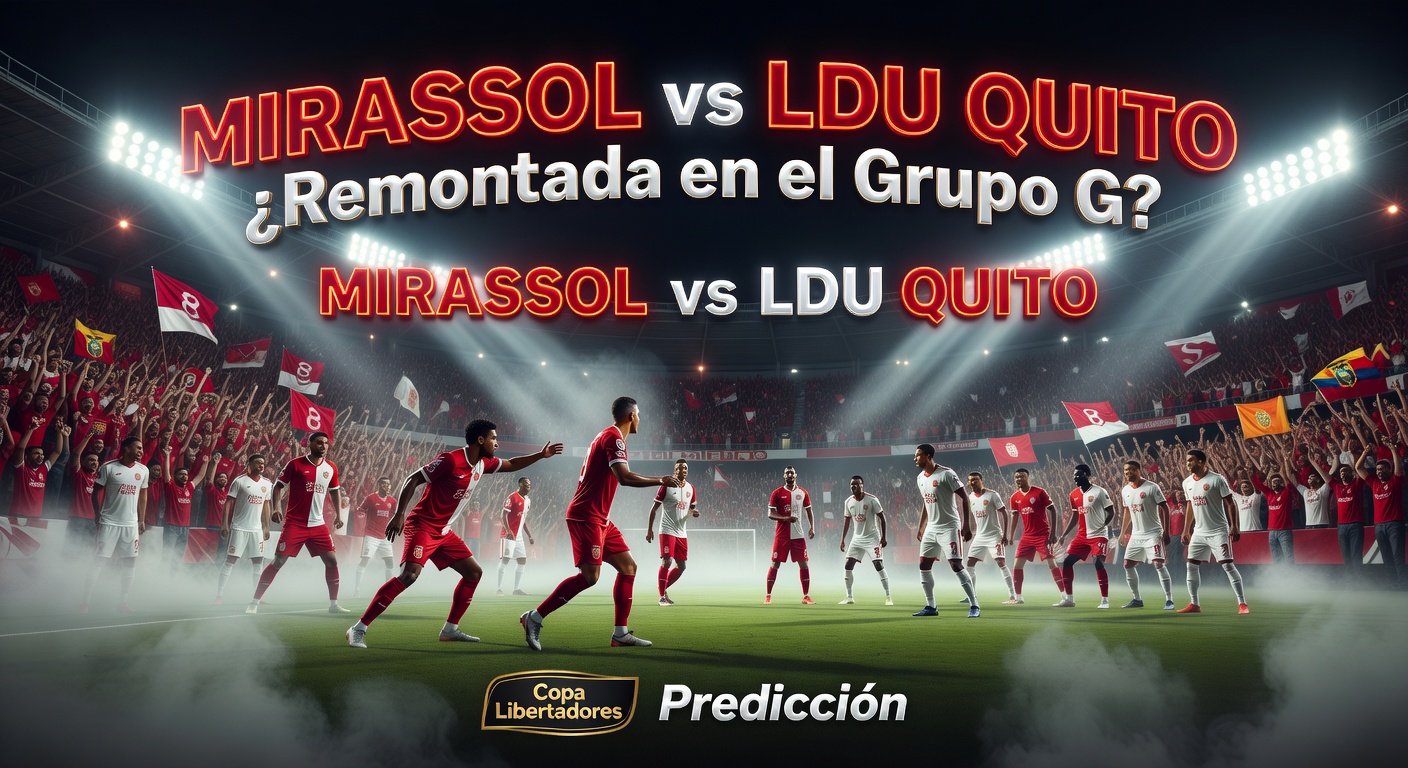 Mirassol vs LDU de Quito Pronóstico / Prediction