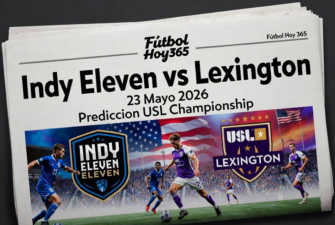 Indy Eleven vs Lexington 23 Mayo 2026 Prediccion USL Championship