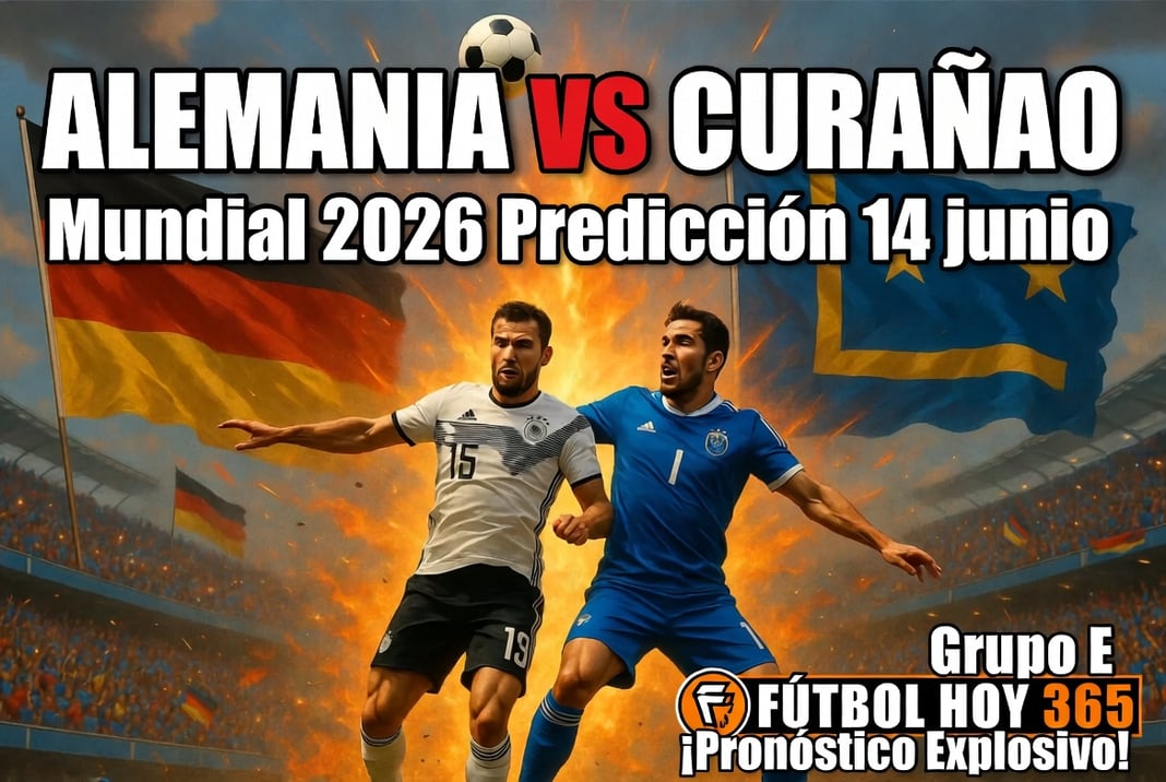 predicciones Alemania vs Curaçao Mundial 2026 14 junio