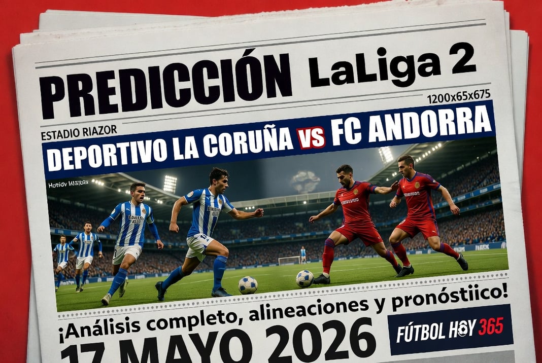 Prediccion LaLiga2 Deportivo La Coruna vs FC Andorra 17 Mayo 2026