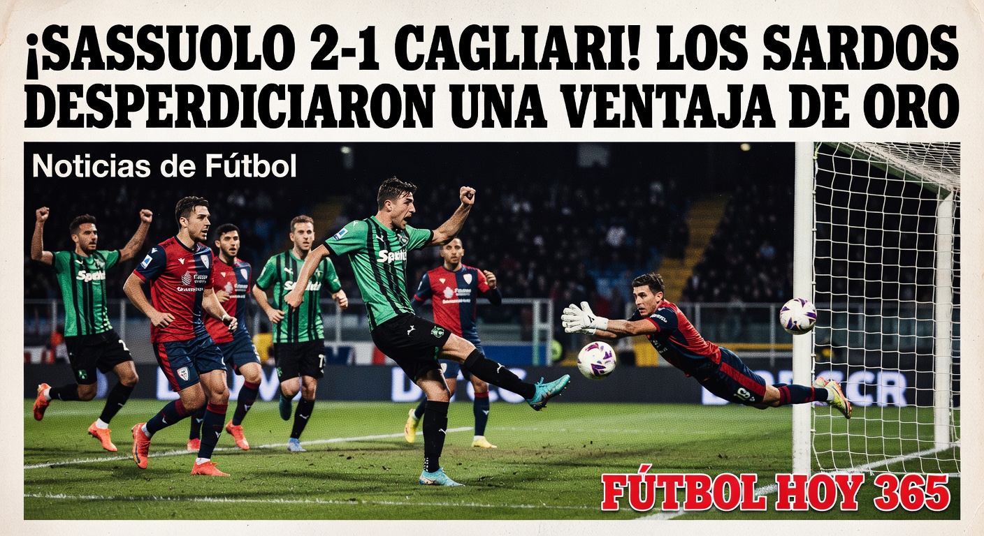 Serie A Early Result: Sassuolo 2-1 Cagliari (ESPN)