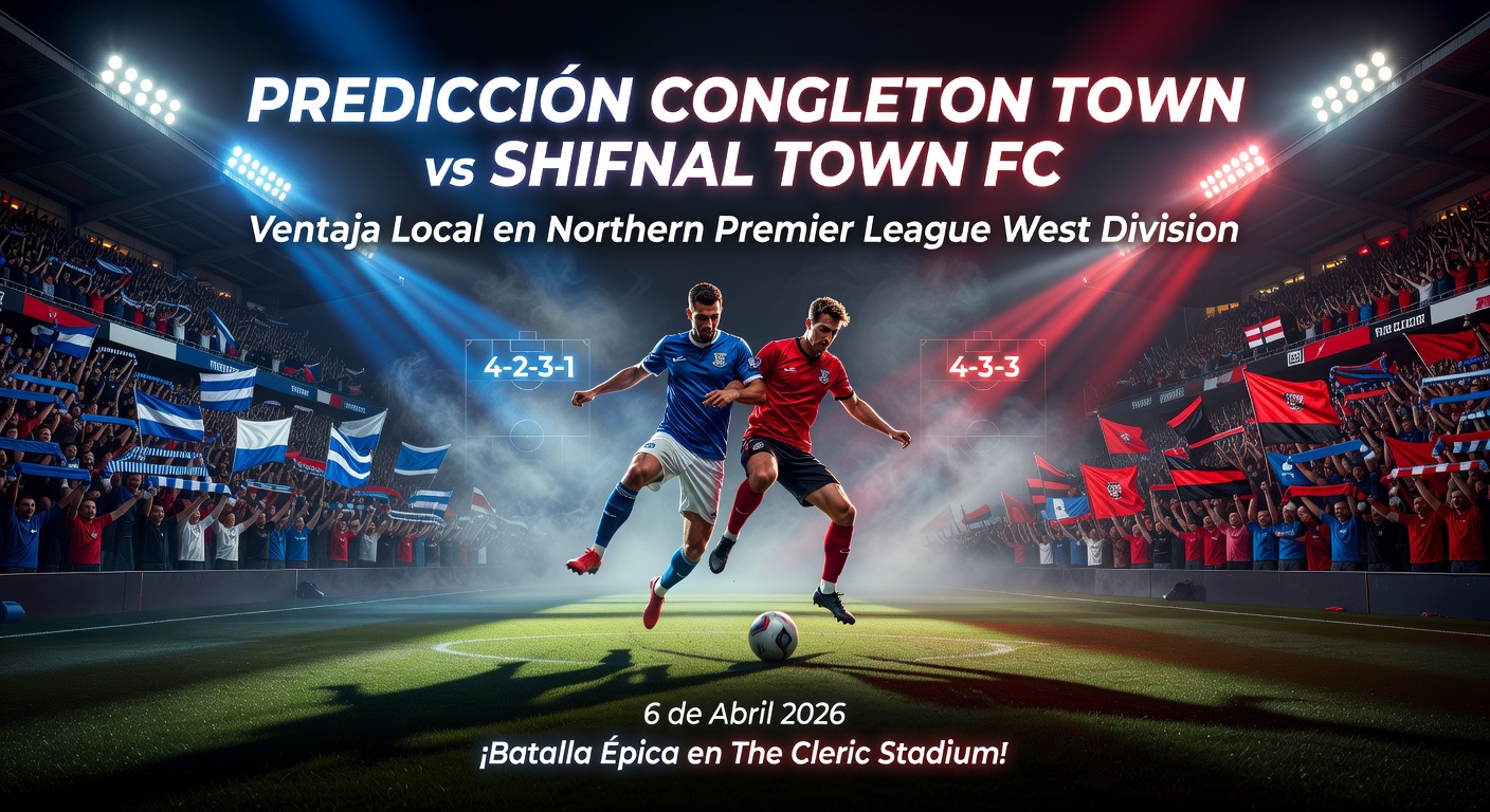 Congleton Town vs Shifnal Town FC Pronóstico / Prediction