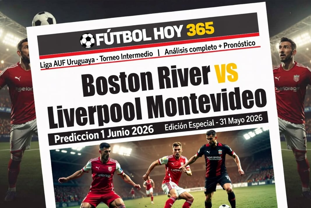 Boston River vs Liverpool Montevideo Prediccion 1 Junio 2026