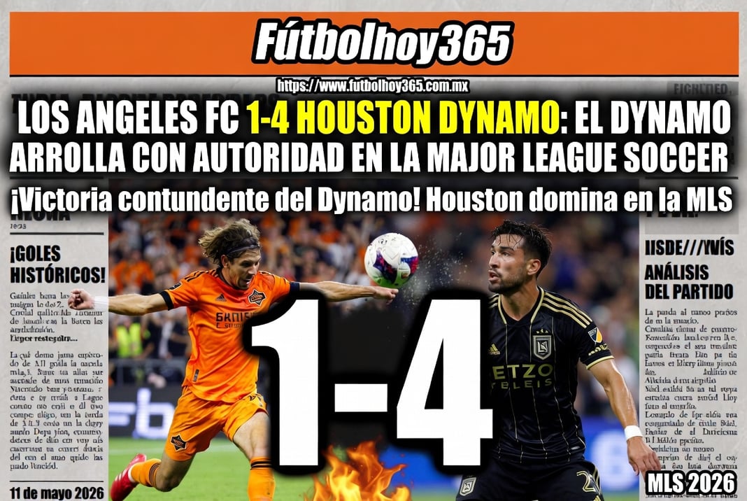 Los Angeles FC 1-4 Houston Dynamo El Dynamo arrolla con autoridad en la Major League Soccer