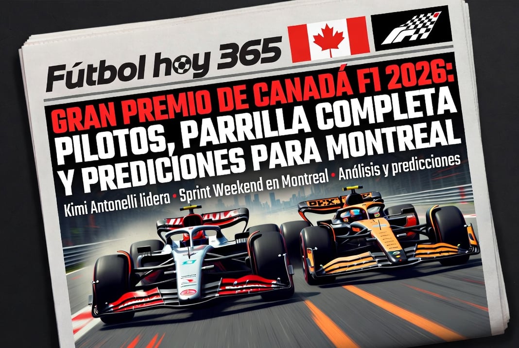 Gran Premio de Canadá F1 2026 Pilotos, parrilla completa y predicciones para Montreal