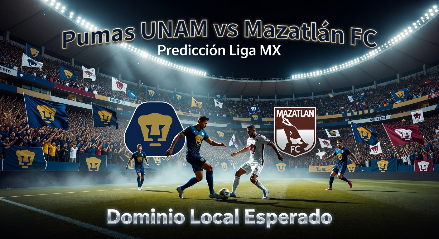 U.N.A.M. - Pumas vs Mazatlán Pronóstico / Prediction