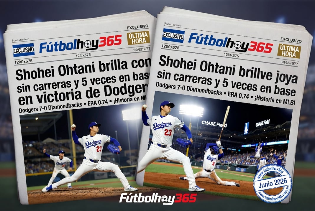Shohei Ohtani brilla con joya sin carreras y 5 veces en base en victoria de Dodgers