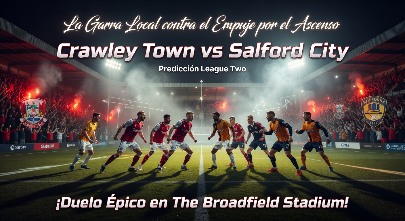 Crawley Town vs Salford City Pronóstico / Prediction